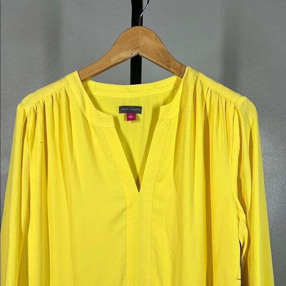 Vince Camuto Yellow Ruffled Dress - Picture 7 of 10